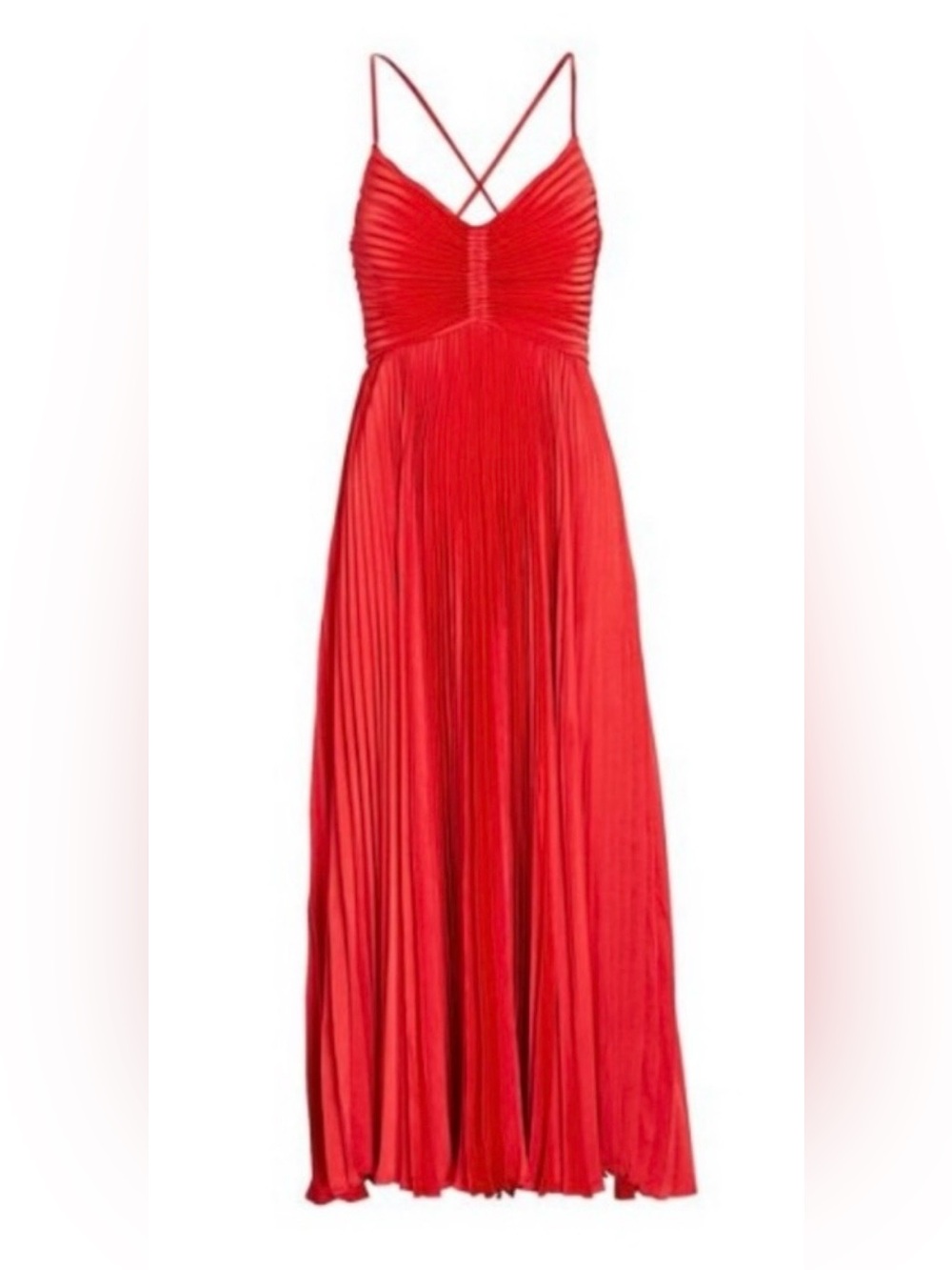 A.L.C. Gemini Pleated Midi Dress